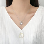 SparkleHeart Duet™ - ''Zirkoon Dubbele Liefde Ketting''